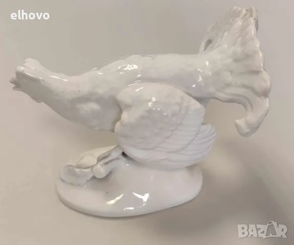 Порцеланова фигурка на глухар, снимка 4 - Антикварни и старинни предмети - 49630004