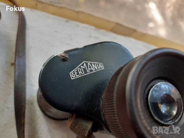 Стар немски бинокъл с калъф, снимка 3 - Антикварни и старинни предмети - 53363878