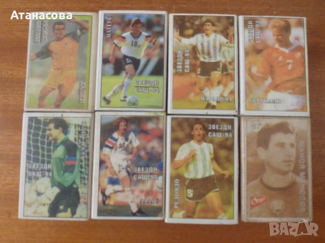 Кибрити с футболисти 8 бр "Звезди САЩ 94"