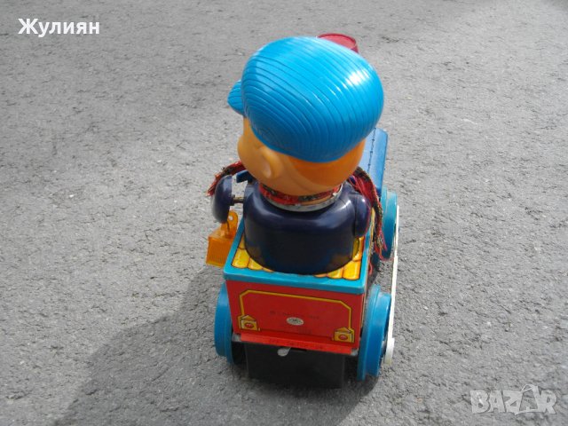 СТАРА ЛАМАРИНЕНА МЕХАНИЧНА ИГРАЧКА JAPAN , снимка 3 - Антикварни и старинни предмети - 40956196