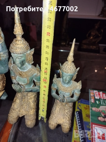  Масивни азиатски статуетки, снимка 3 - Антикварни и старинни предмети - 52841731