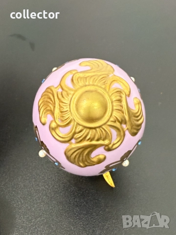 Колекционерско порцеланово яйце -  Franklin Mint. №7553, снимка 6 - Колекции - 52244226