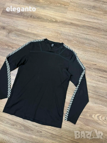 Мъжко ! Helly Hansen Merino Wool HH Lifa Stripe Crew  Shirt , M размер, снимка 3 - Спортни дрехи, екипи - 53801793