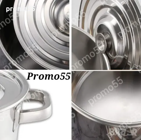 Казан неръждаема стомана от 30л/50л/100л/130л/160л Казани с двойно подсилено дъно 2,5мм, снимка 10 - Прибори за хранене, готвене и сервиране - 49328002