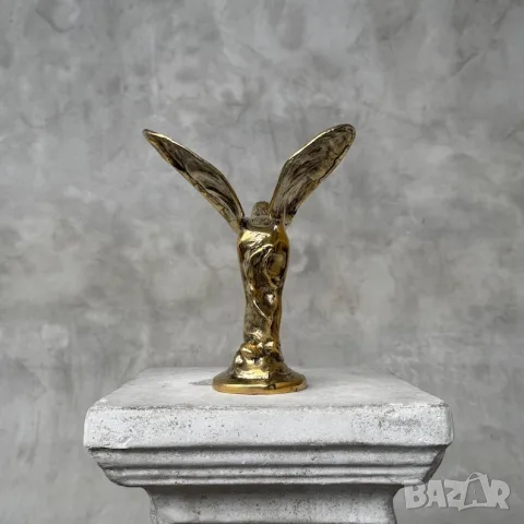 Бронзова скулптура - Spirit of Ecstasy , снимка 3 - Статуетки - 55954589