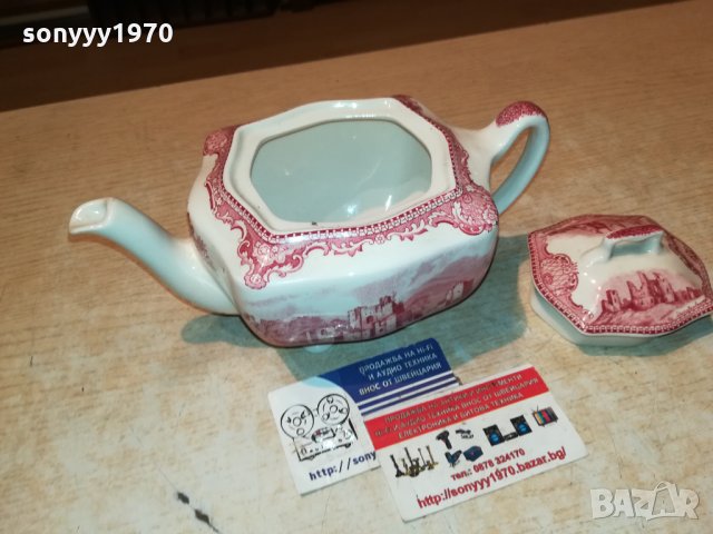 JOHNSON BROS-ENGLAND OLD BRITAIN CASTLES-ЧАИНИК ОТ АНГЛИЯ 0511211855, снимка 9 - Антикварни и старинни предмети - 34708613