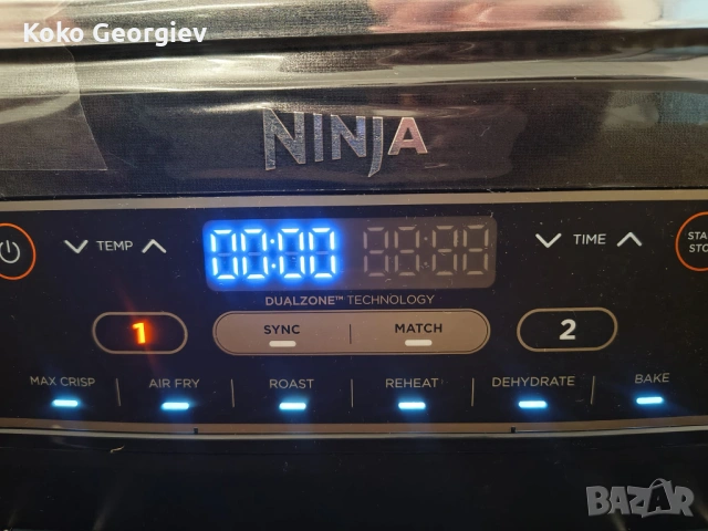 Еър Фрайър - Ninja Foodi Dual zone 7.6L, снимка 6 - Мултикукъри - 53809536
