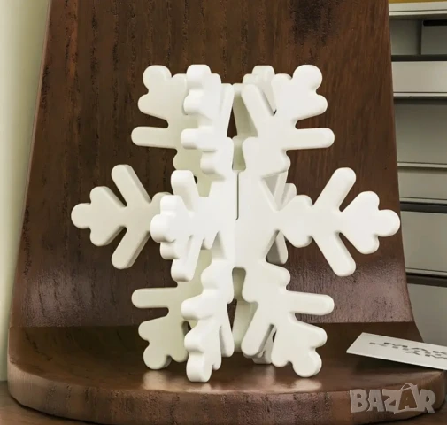 Молд снежинка , снимка 3 - Форми - 51144193