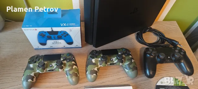 PlayStation 4 Slim 500gb с 4 контролера, снимка 2 - PlayStation конзоли - 55878306