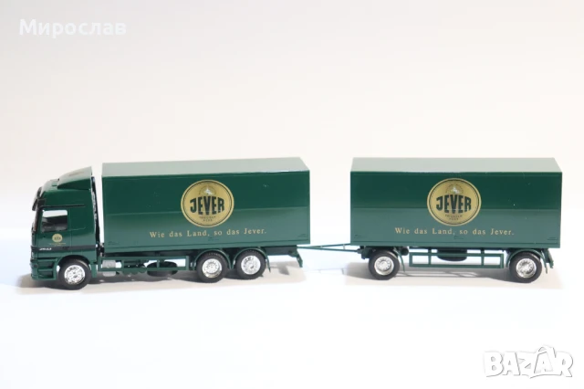HERPA  H0 1/87 MERCEDES ACTROS ВЛЕКАЧ КАМИОН МОДЕЛ КОЛИЧКА