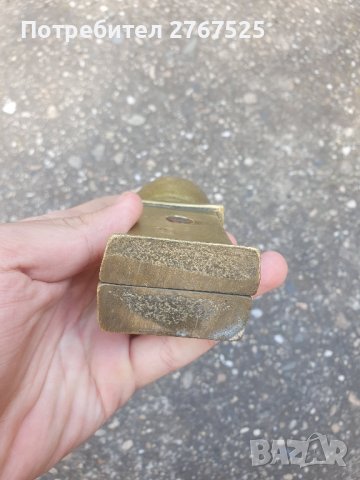 Стара месингова спестовна касичка Savings Coin Bank Humpty Dumpty Хъмпти Дъмпти, снимка 5 - Други ценни предмети - 42165266