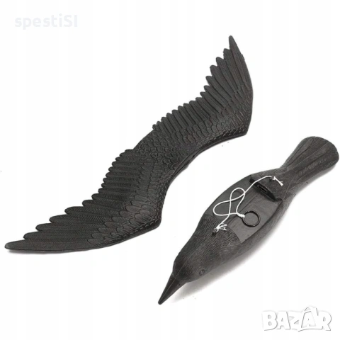 Летящ гарван плашило за птици и гълъби - КОД 4909, снимка 5 - Други - 53866655