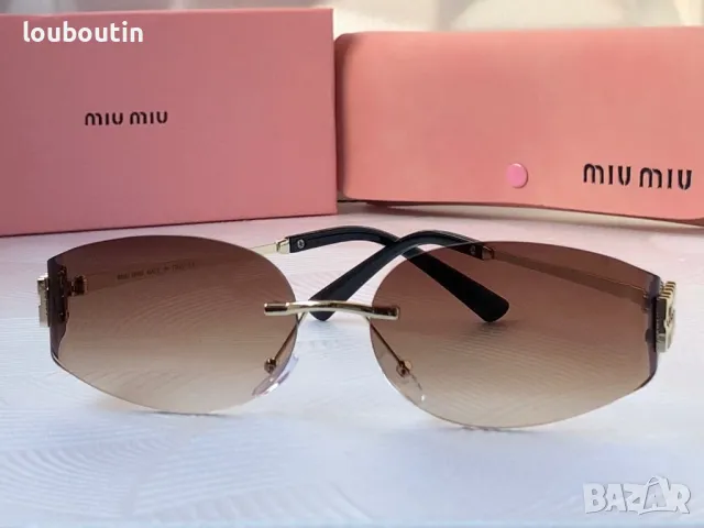 Miu 2024 дамски слънчеви очила елипса 3 цвята, снимка 13 - Слънчеви и диоптрични очила - 48001726