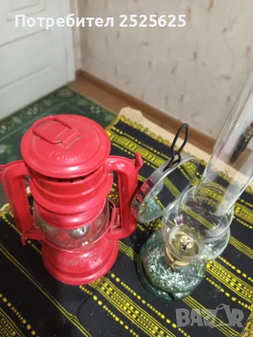 Газени фенер и лампа, снимка 4 - Декорация за дома - 49780082