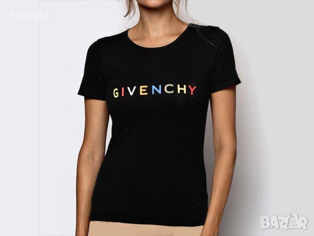  Дамска тениска  Givenchy принт. 4 модела и всички размери, снимка 3 - Тениски - 28405262
