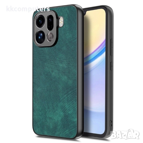 Защитен Ретро Кожен Калъф за Oppo Find X9 Pro 5G - PU кожа с винтидж текстура, TPU рамка, Вкл. Скрий, снимка 2 - Калъфи, кейсове - 52692521