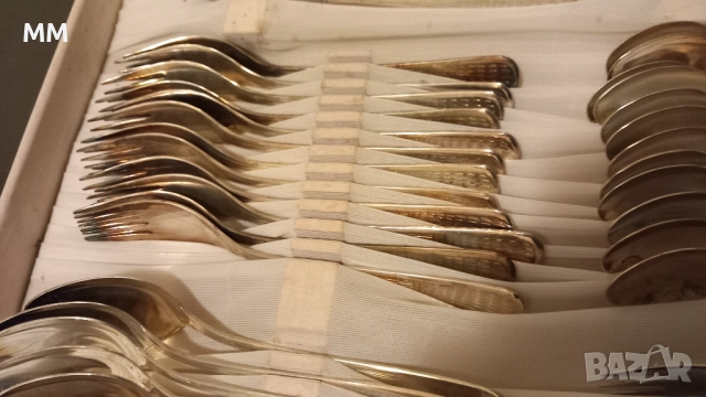 Комплект прибори П.Денев Перла , снимка 3 - Прибори за хранене, готвене и сервиране - 52541927