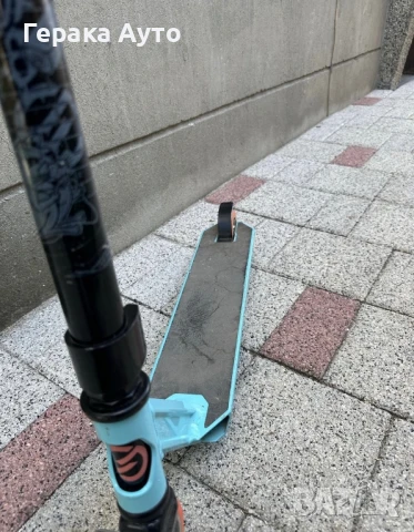 Тротинетка OXELO freestyle mf1.8, тюркоаз, Декатлон, снимка 6 - Ролери, кънки - 50495115