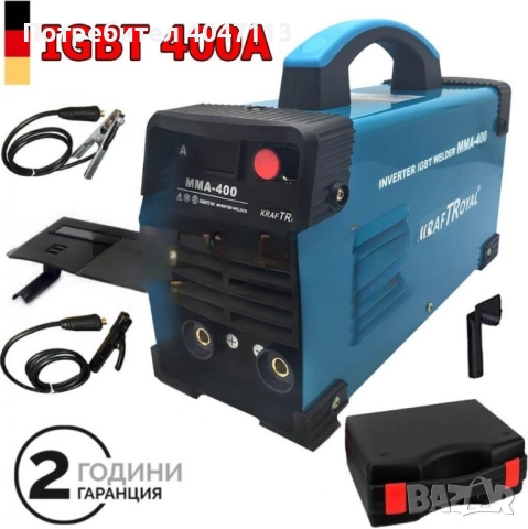 Инверторен електрожен 400А в куфар, снимка 4 - Други инструменти - 51879294