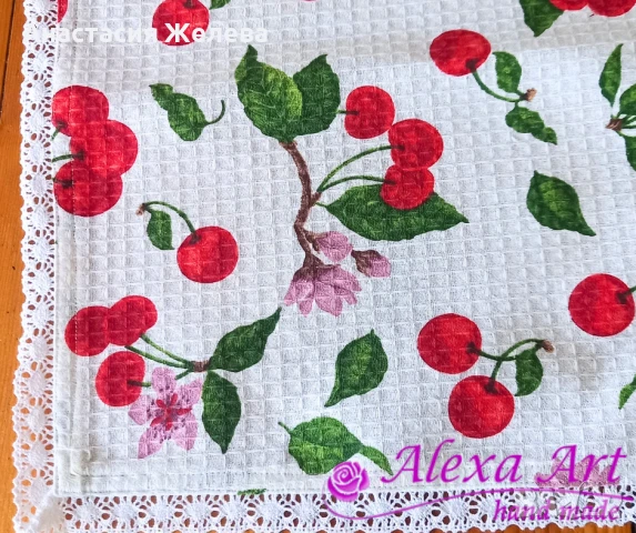 Покривка на черешки, снимка 1