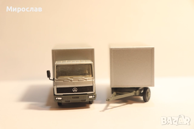 	HERPA 1:87 H0 MERCEDES BENZ 814  КАМИОН МОДЕЛ, снимка 4 - Колекции - 52342562