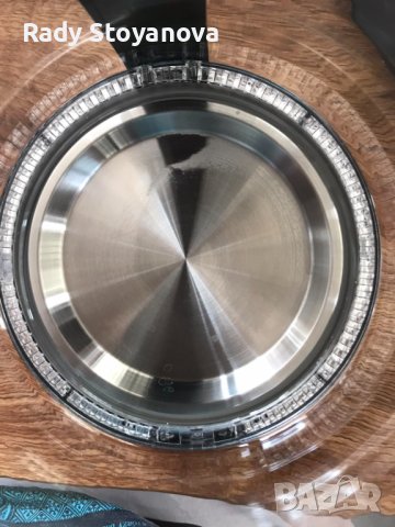 MAXXMEE Стъклена кана LED синя 2200 вата, 1,7 л, снимка 3 - Друга електроника - 41393499