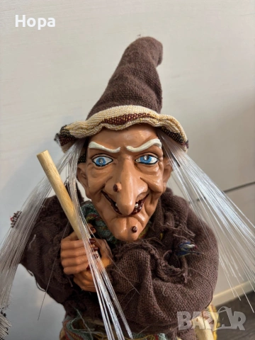 Настолна Баба Яга 55см., снимка 10 - Статуетки - 53267446