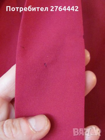 Тъмно червена риза коприна, снимка 5 - Ризи - 35924786