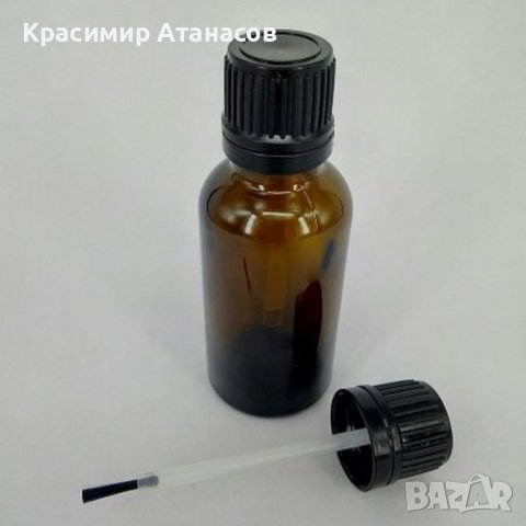 Стъклени шишенца с капкомер за етерични масла и тинктура, снимка 4 - Хранителни добавки - 38973450