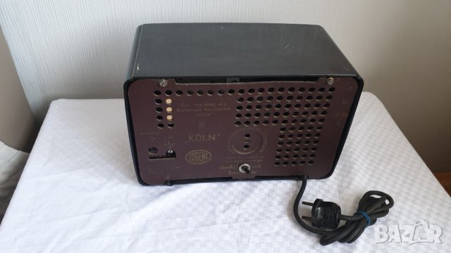 Старо бакелитово колекционерско радио Köln - Lorenz; Berlin, снимка 5 - Антикварни и старинни предмети - 44159015