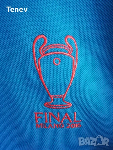 Adidas Champions League Final 2016 Milano оригинална поло тениска размер М Шампионска Лига Финал , снимка 5 - Тениски - 50576765