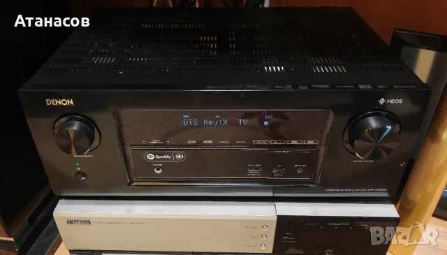 Denon AVR X 2400 H HEOS Dolby Atmos Wi-Fi HDMI USB Network ресийвър усилвател с дистанционно , снимка 11 - Ресийвъри, усилватели, смесителни пултове - 50424120