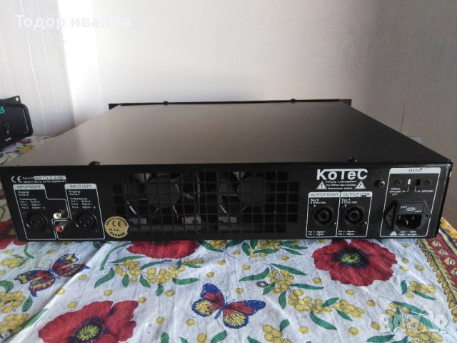 kotec-ka 800-profi amp, снимка 5 - Ресийвъри, усилватели, смесителни пултове - 41689080