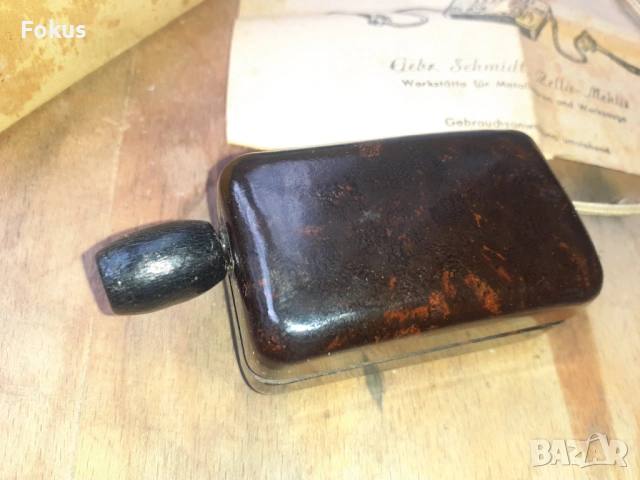 Стара машинка за заточване на бръснарски ножчета - работи, снимка 4 - Антикварни и старинни предмети - 53499900