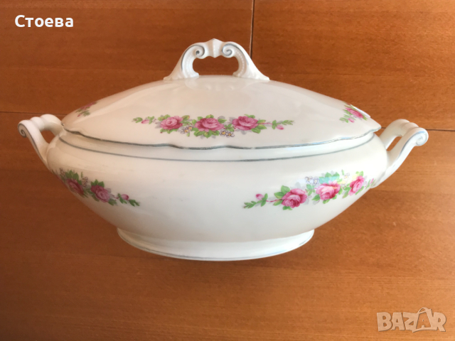 ретро супник арт деко+ подарък , снимка 3 - Антикварни и старинни предмети - 44934584