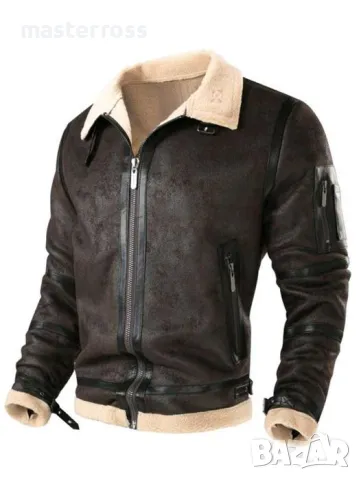 Кожено яке (еко кожа) размер S, снимка 1