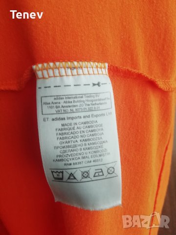Adidas DryDye Climalite Prime оригинална мъжка тениска фланелка Адидас оранжева , снимка 7 - Тениски - 41376929