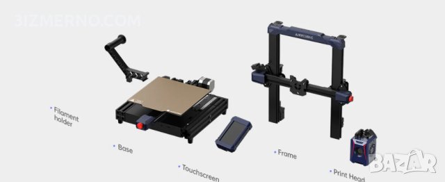3D Принтер FDM ANYCUBIC Kobra 2 220x220x250mm, тих печат, автоматично нивелиране, снимка 4 - Принтери, копири, скенери - 41606993