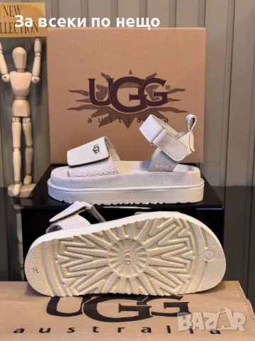 UGG Дамски Бели Сандали ЮДЖИДЖИ Код E320, снимка 2 - Сандали - 50416774