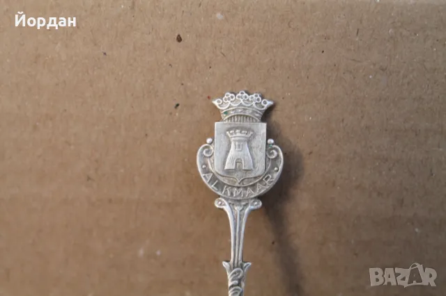 Сребърна лъжичка, снимка 2 - Антикварни и старинни предмети - 47621581