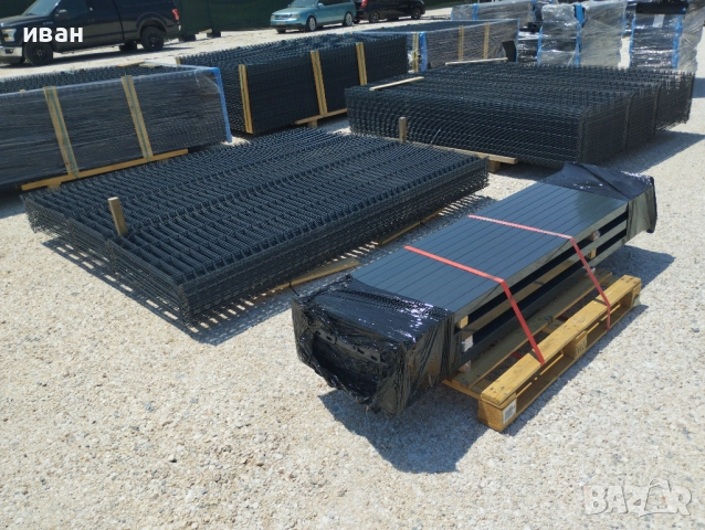 Ограда пана с колчета 205/250 4мм. Антрацит, снимка 4 - Огради и мрежи - 52699200