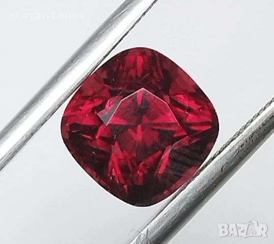 Първокласен чеврен шпинел от Мианмар 2.96кт! Сертифициран!, снимка 12 - Пръстени - 44639847