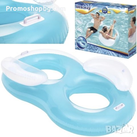 Надуваем плажен дюшек - двоен фотьойл BESTWAY