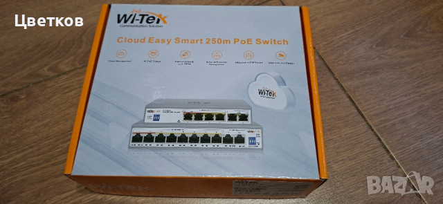 Управляем Smart PoE суич Wi-Tek WI-PCES206