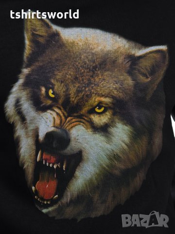 Нов детски суичър с дигитален печат Зъбат вълк, Серия вълци, снимка 5 - Детски анцузи и суичери - 34526896