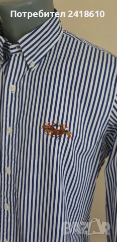 POLO Ralph Lauren  Cotton Custom Fit Mens Size L ОРИГИНАЛ! НОВО! Мъжка Риза!, снимка 8 - Ризи - 50577795