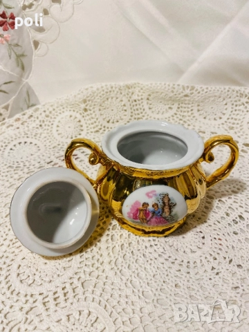 порцеланова захарница , снимка 5 - Аксесоари за кухня - 51586304