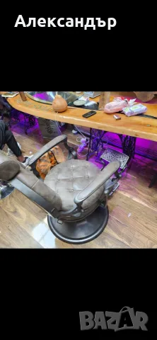 Бръснарски стол, снимка 2 - Столове - 56088230