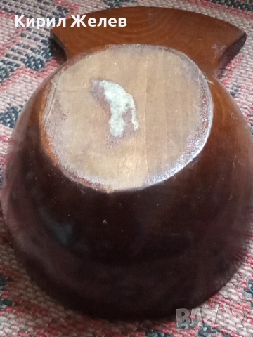 Дървена купичка 51083, снимка 4 - Антикварни и старинни предмети - 53390836