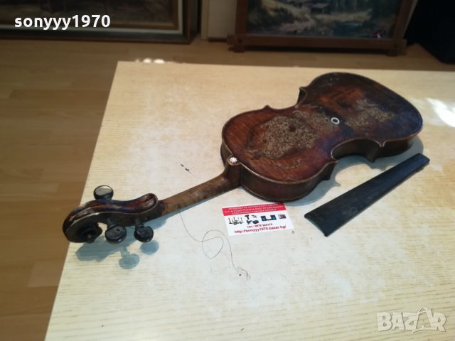 ПОРЪЧАНА-АНТИКА-старинна цигулка от англия 2509211635, снимка 7 - Антикварни и старинни предмети - 34250393